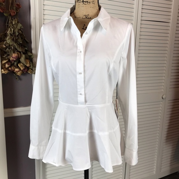 Ivanka trump peplum top Clearance